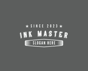 Rockstar Tattoo Business logo design