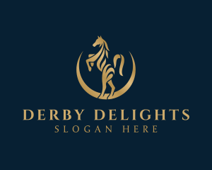 Derby - Mustang Horse Cavalry logo design