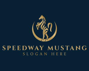 Mustang - Mustang Horse Cavalry logo design