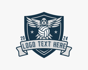 Athletic - Eagle Volleyball League logo design