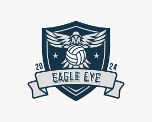 Eagle Volleyball League logo design