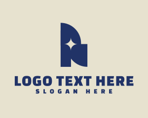Creative - Star Agency Letter R logo design