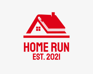 Red Home School  logo design