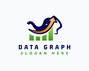 Elephant Trading Graph logo design