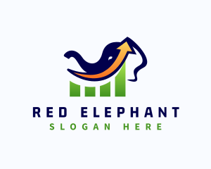 Elephant Trading Graph logo design