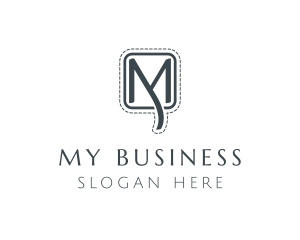 Elegant Tailoring  Letter MY logo design