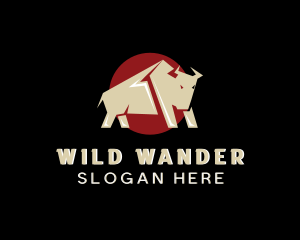 Wild Bull Bison logo design