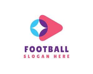 Stream - Media Player App logo design