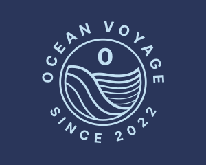 Ocean Tide Wave logo design