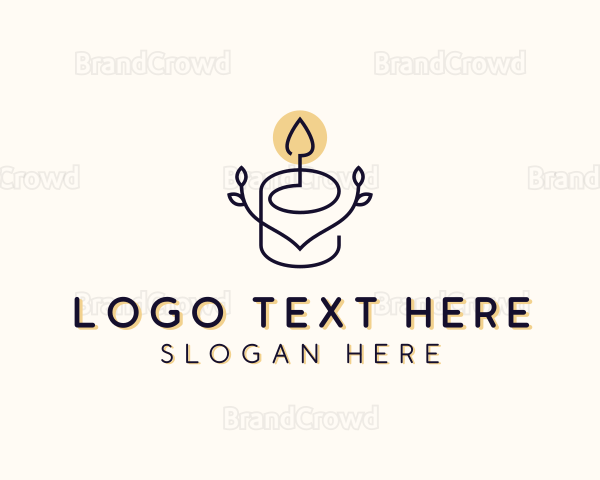 Wax Candle Wellness Logo