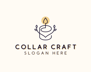 Wax Candle Wellness logo design