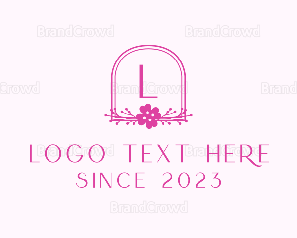 Floral Feminine Boutique Logo