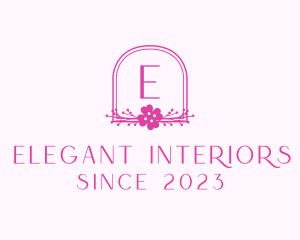 Floral Feminine Boutique logo design