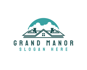 Mansion - Mansion Roof Realty logo design