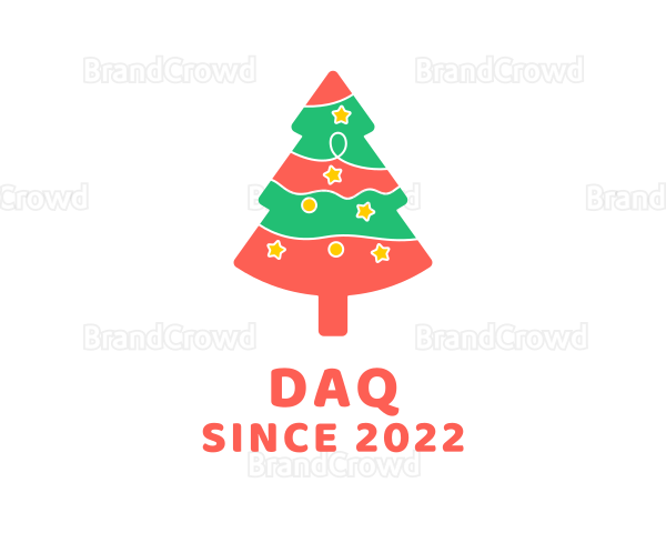 Christmas Pine Tree Logo