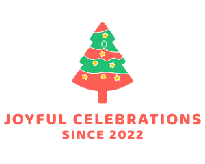 Festivity - Christmas Pine Tree logo design