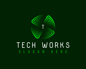 Tech Network Software logo design