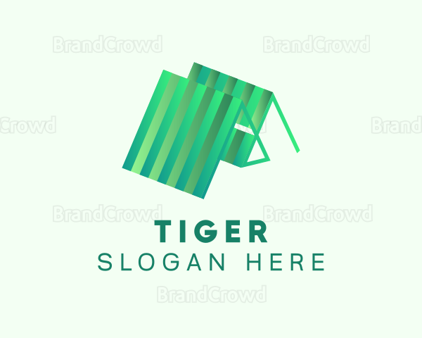 Striped Roof House Logo