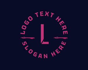 Letter - Futuristic Cyber Technology logo design