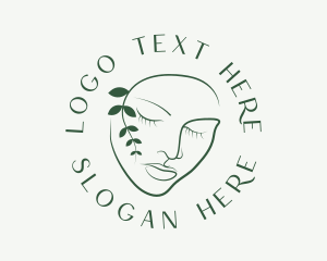 Beauty Shop - Leaf Face Wellness logo design