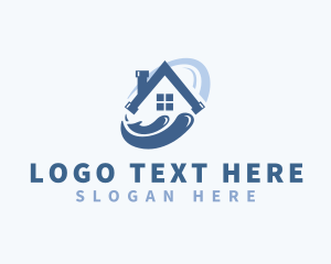 Renovation - Home Plumbing Pipe logo design
