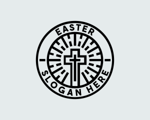 Fellowship - Religion Worship Cross logo design