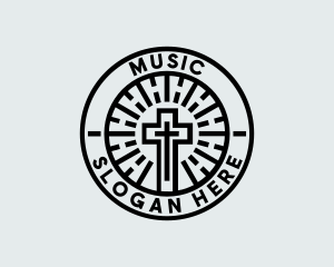 Biblical - Religion Worship Cross logo design