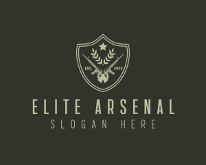 Arsenal - Gun Shield Security logo design