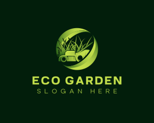 Lawn Grass Cutter logo design