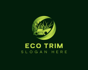 Lawn Grass Cutter logo design