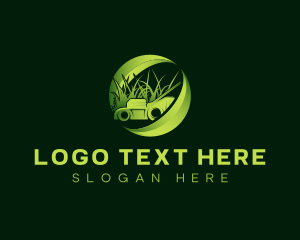 Trimming - Lawn Grass Cutter logo design