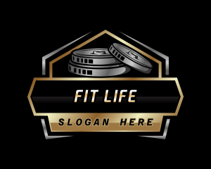 Weights Fitness Training logo design