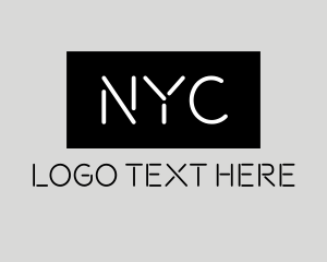 Black And White - NYC City Fashion Boutique logo design