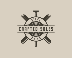 Chisel Woodwork Sawmill logo design