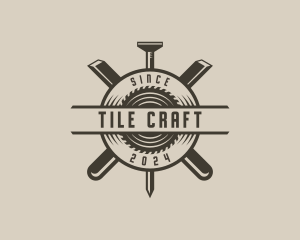 Chisel Woodwork Sawmill logo design