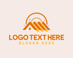 Roof - Roof House Construction logo design