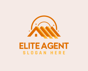 Agent - Roof House Construction logo design