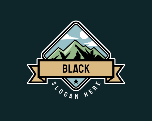 Mountain Hiking Adventure Logo