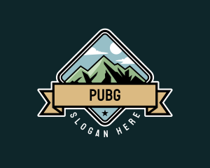 Hills - Mountain Hiking Adventure logo design