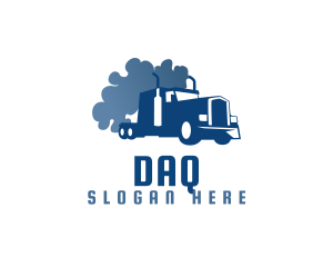 Smoking Truck Logistics Logo