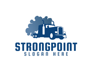 Distribution - Smoking Truck Logistics logo design