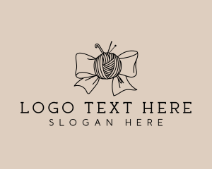 Ribbon Yarn Sewing Logo