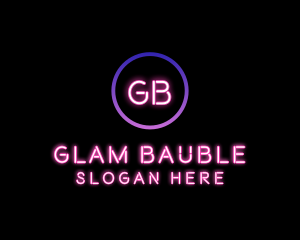 Neon Lights Bar  logo design