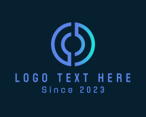 Letter O - Simple Tech Letter O logo design