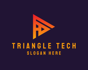 Triangle Media Company  logo design