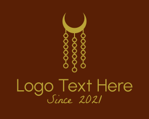Earrings - Gold Arabian Jewelry logo design