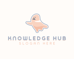 Scary - Cartoon Ghost Spooky logo design