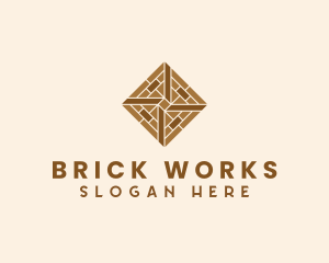 Brick - Brick Tile Flooring logo design