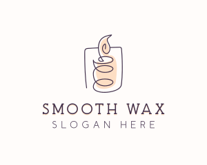 Candle Wax Decoration logo design