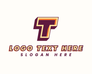 Consulting - Creative Retro Studio Letter T logo design